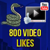 Image of 800 YouTube Likes
