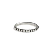 Image of Moon Phases Mini Stacker Ring Silver