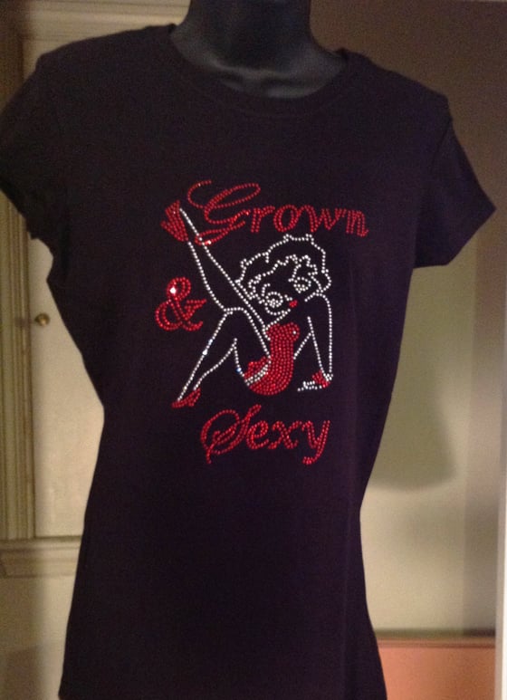 Image of Betty Boop Tee - Grown and Sexy - Purple