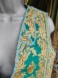 Image 5 of Mykonos Jewelled Waistcoat -Green 6-8 uk