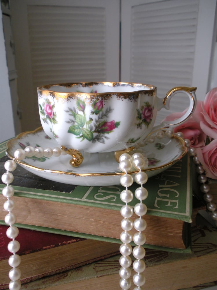 Image of Rose Tea Cup and Saucer