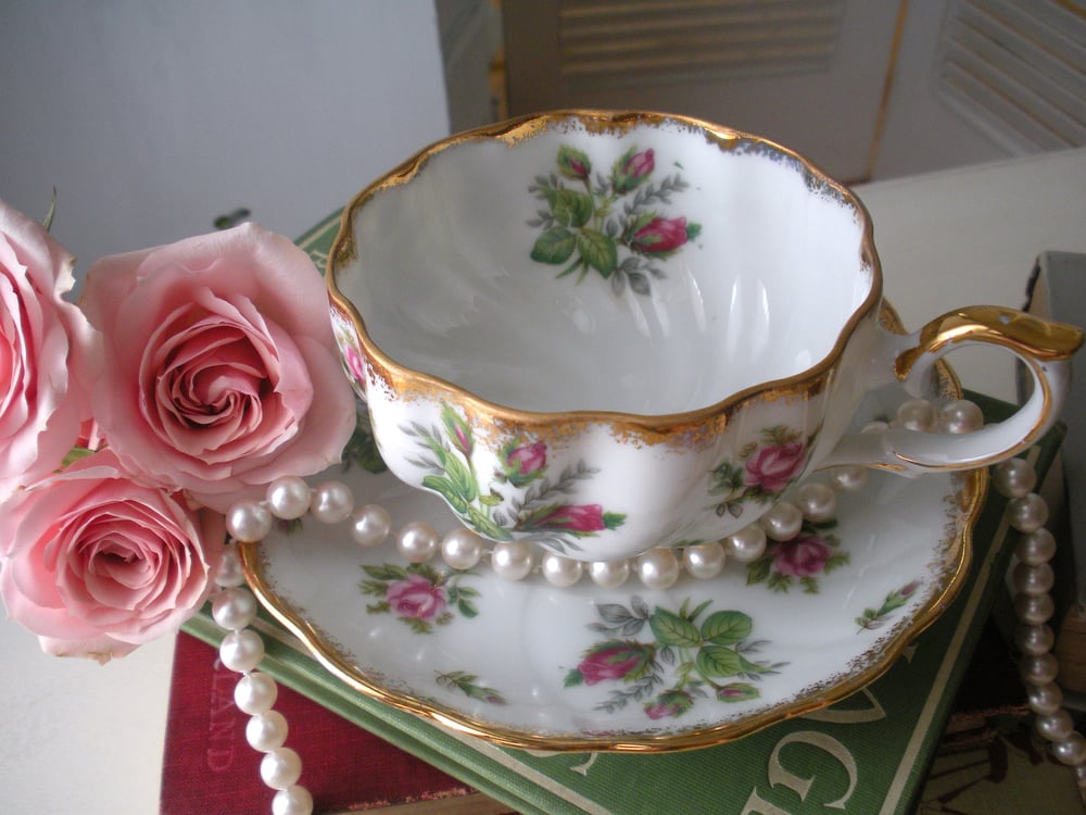 Image of Rose Tea Cup and Saucer