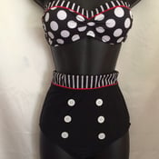 Image of Retro pinup 2 piece swimsuit