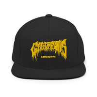 Image 1 of gutted records Embroidered SNAPBACK CAP