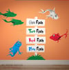 One Fish Two Fish Red Fish Blue Fish - Dr Seuss Character