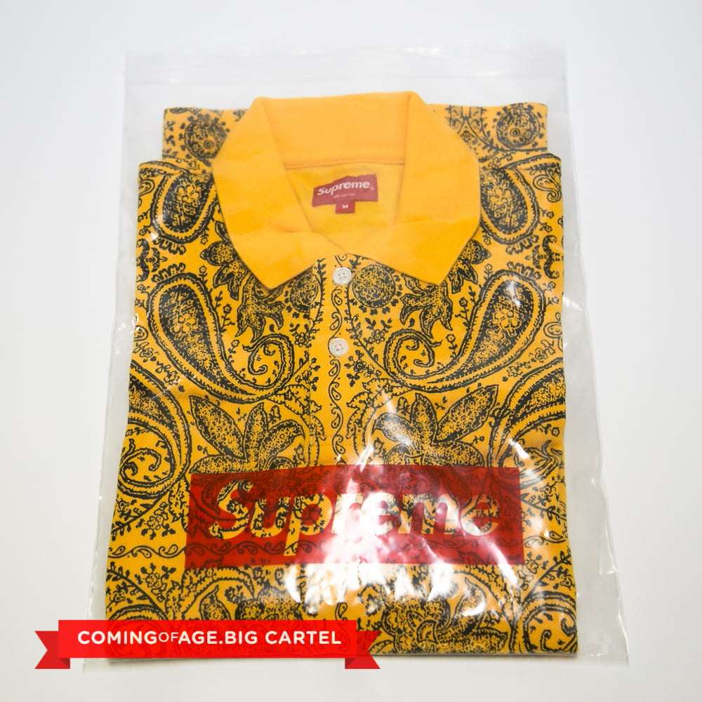 Supreme shop paisley polo