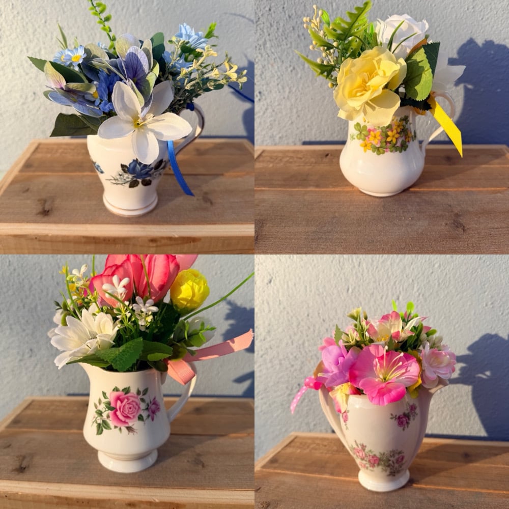 Image of Vintage Milk Jugs (2) 