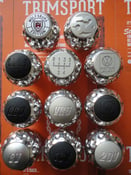 Image of Trimsport Polished VW Golf Jetta Scirocco Mk1 Mk2 "Golfball" Dimpled Gearknob 
