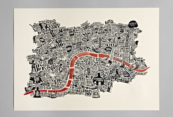 Image of B1 London Map B1 (1000 x 707 mm)