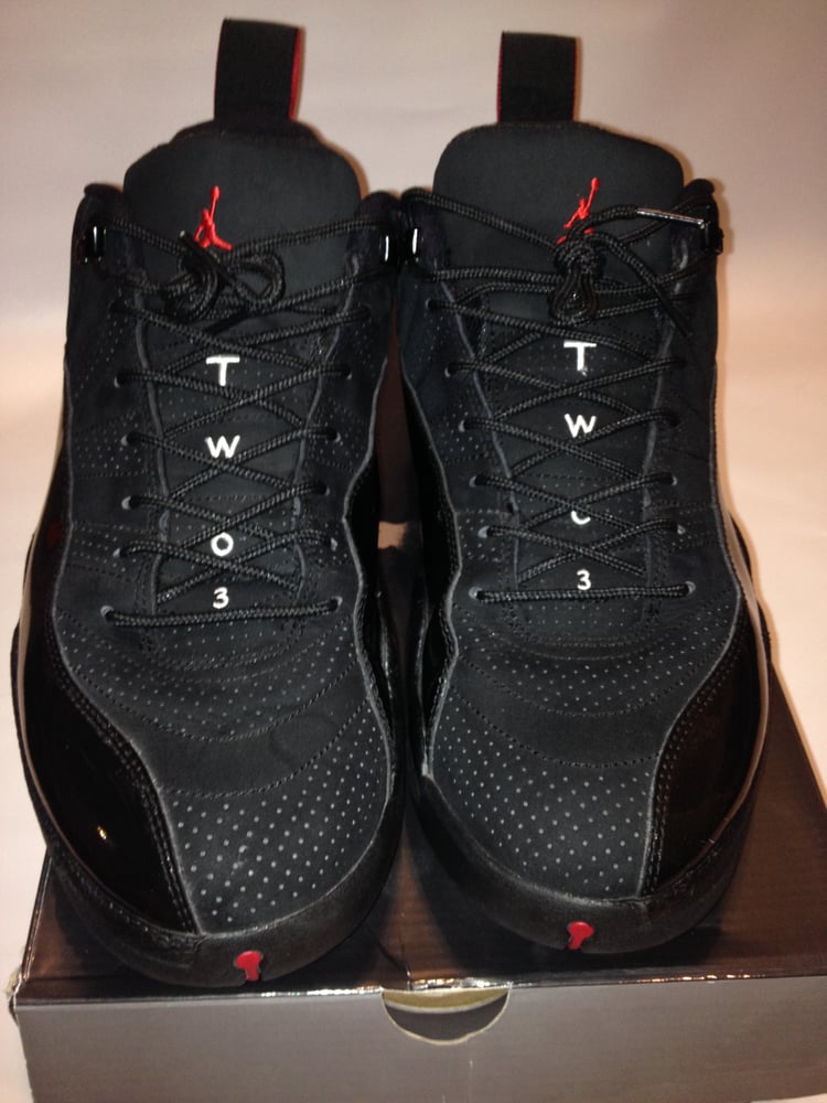 Image of Jordan XII Low - Black Patent - Sz 12 VNDS