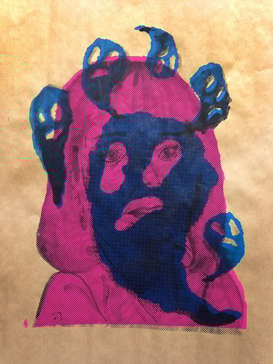 Image of "Sylvia Browne and her Ghosts" Limited Edition Silkscreen