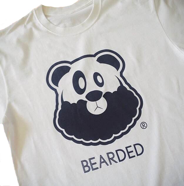 Image of White "Bearded" Tee