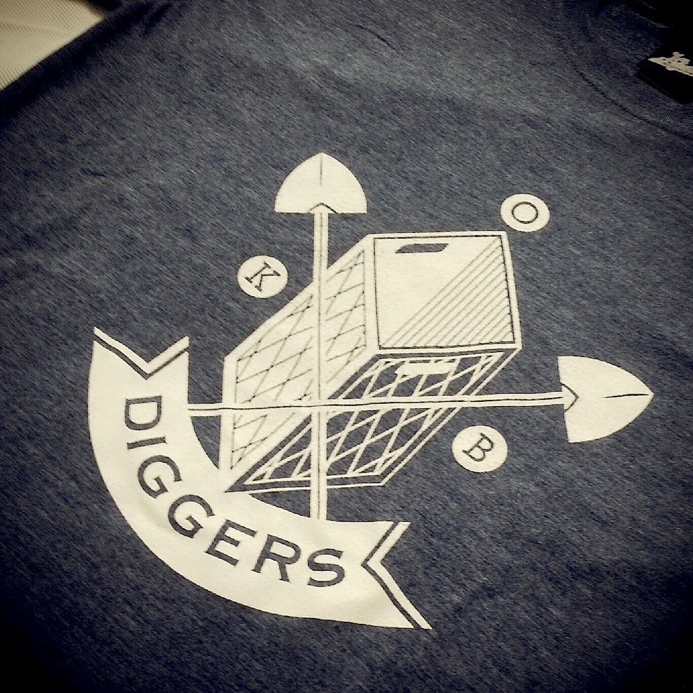 Image of Diggers T-Shirt  Heather Nay Blue