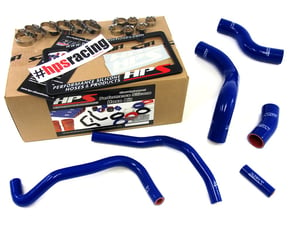 Image of BRZ HPS Red High Temp Reinforced Silicone Radiator + Heater Hose Kit 