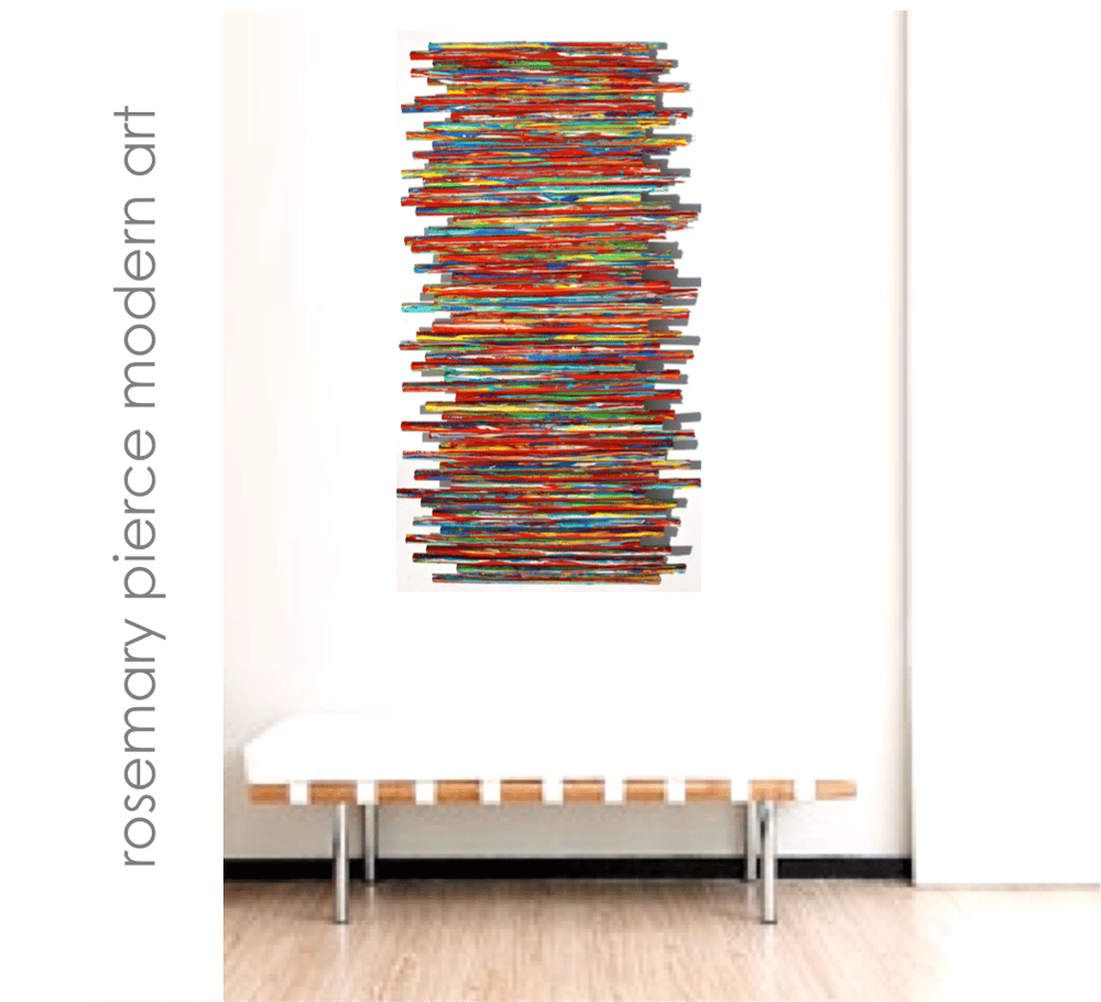 Original Mixed Media Wall Sculpture Wood Wall Art Modern Art
