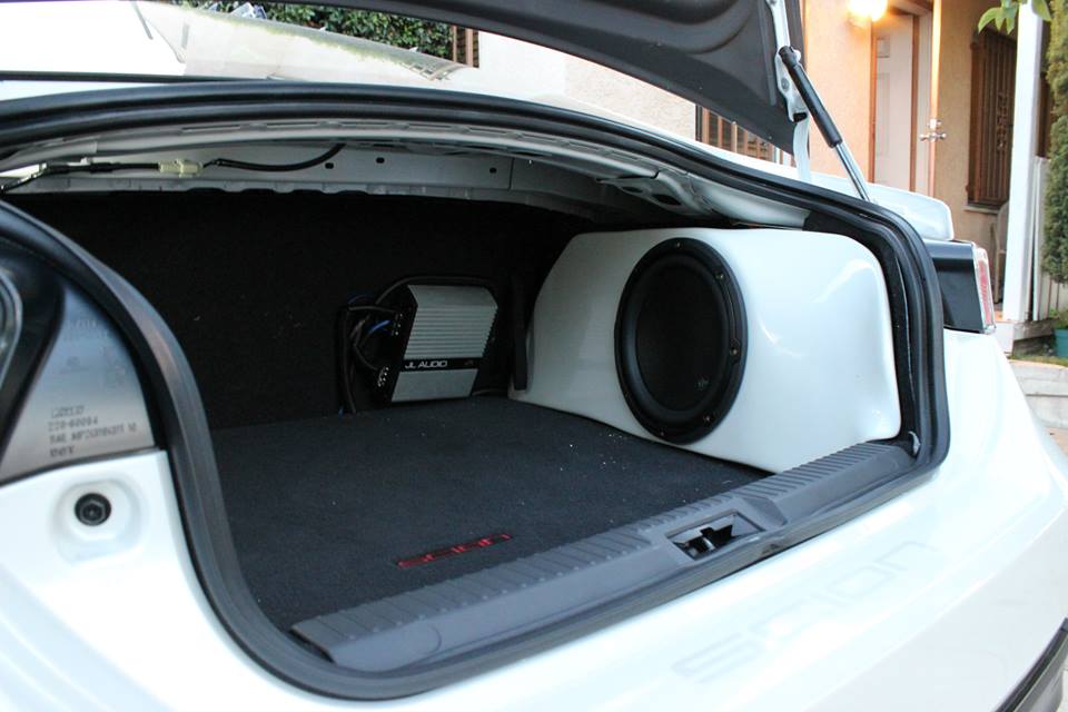 trunk subwoofer box