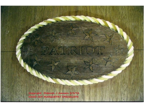 Image of Item No. 114.  Rope Banding Design Your Name In Centre.