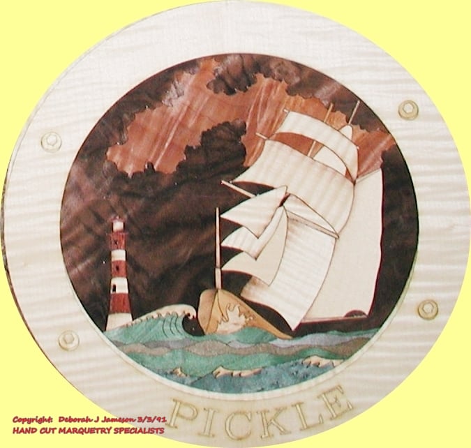 Image of Item No. 124.  Lighthouse Range Pickle Design
