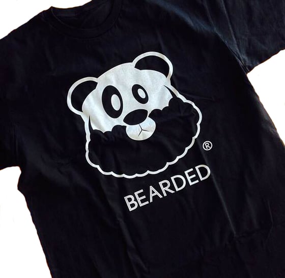 Image of Black "Bearded" Tee