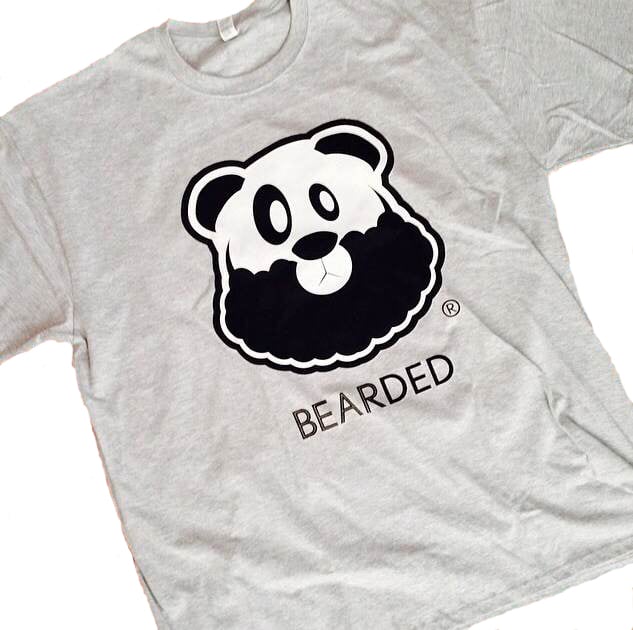 Image of Grey "Bearded" Tee