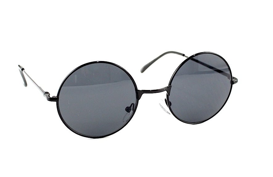 Image of Lennon style round lens vintage glasses