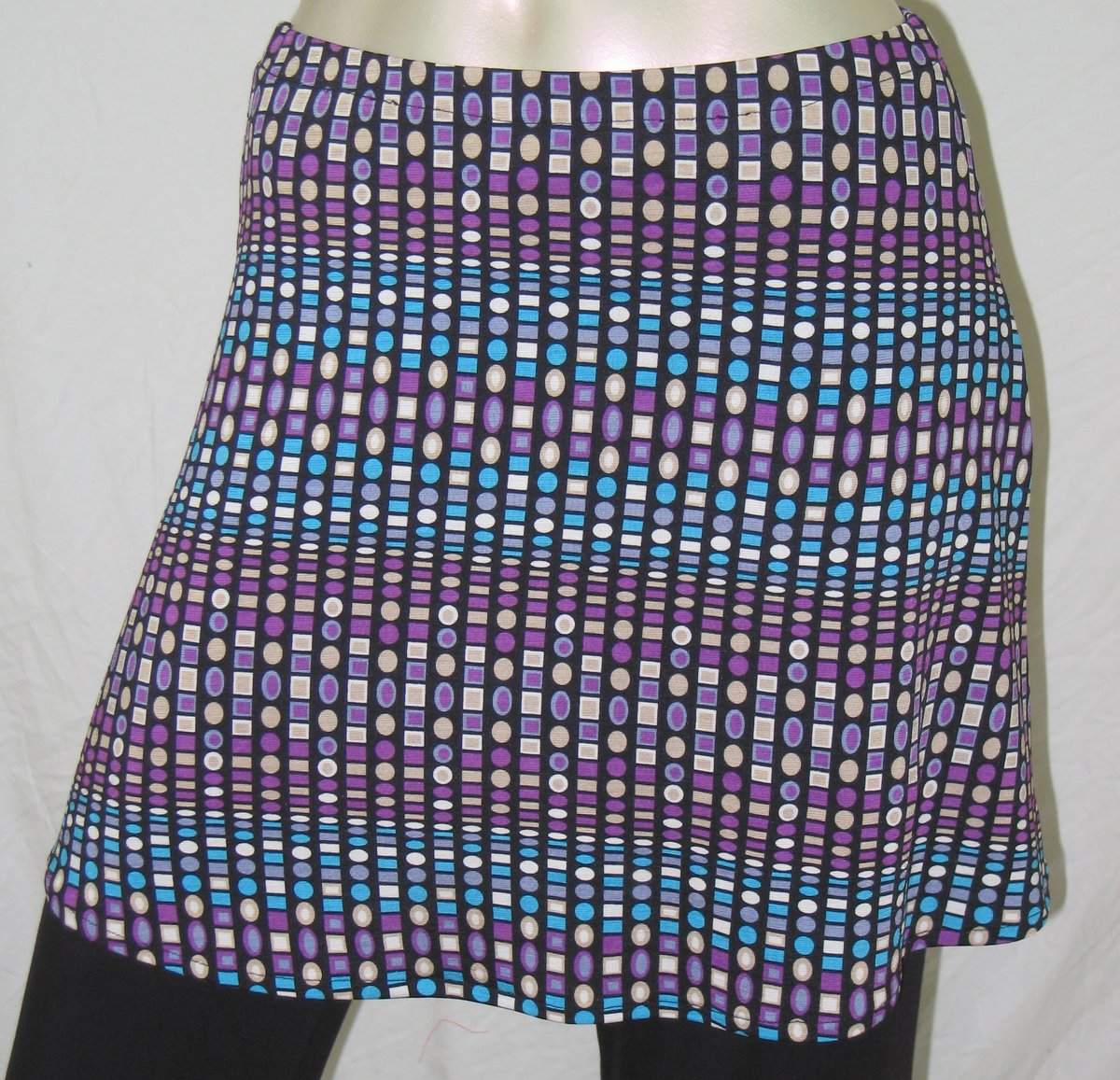 Image of Kat skirt purple spot