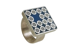 Image of Space Ring - blue - size 11