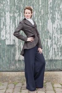 Image 1 of Miss Agnes Tweed long line swing jacket