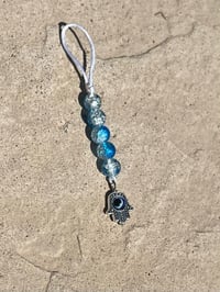 Blue Evil Eye Keychain 