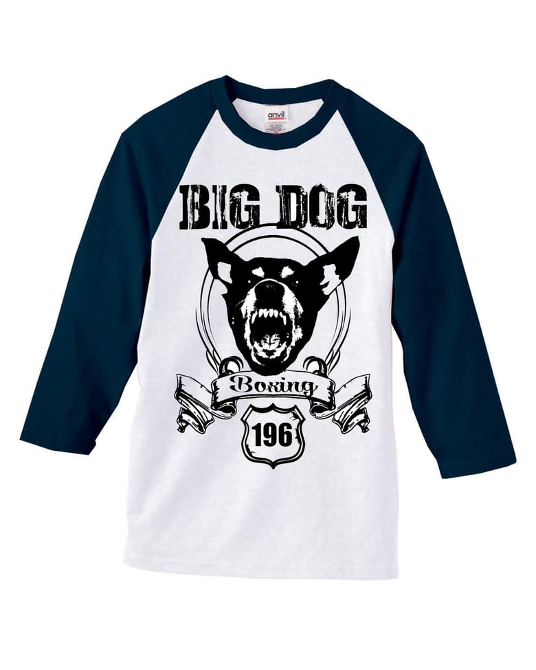 Image of Big Dog Boxing Raglan shirt