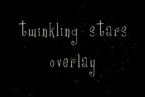 Image of Twinkling Stars Overlay