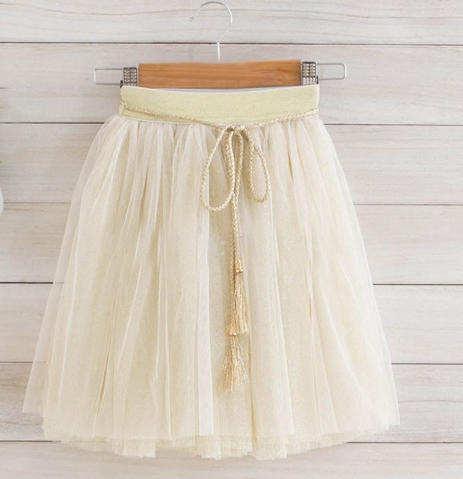 Image of Bella {Long Ballerina Tutu in Cream}