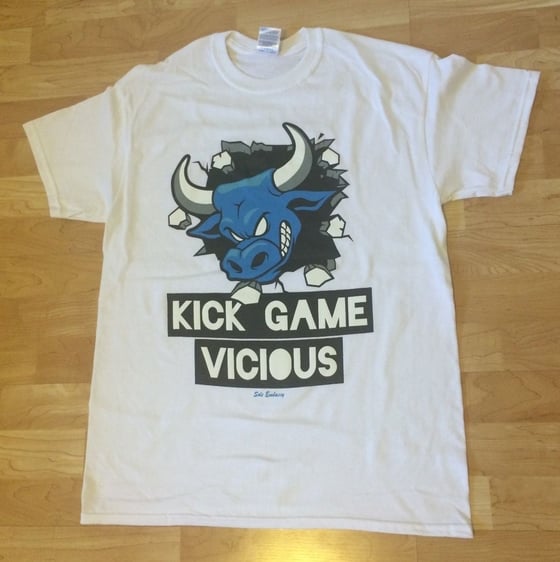 Image of Kick Game Vicious Shirt To Match Air Jordan Retro 10 Powder Blue
