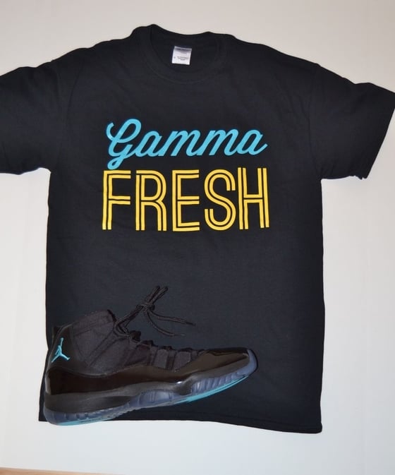 Image of Gamma Fresh T Shirt To Match Air Jordan 11 Gamma Blue