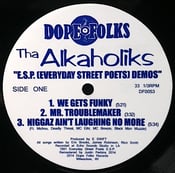 Image of THA ALKAHOLIKS "E.S.P. (Everyday Street Poets) Demos" BLACK VINYL
