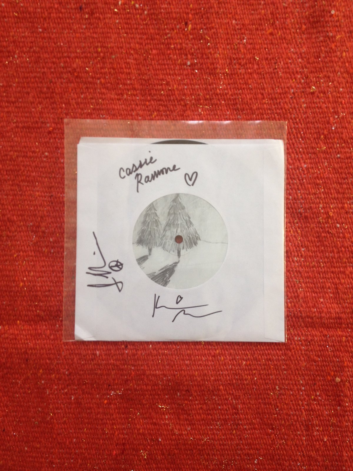 All Things B/w Caroline 7" Autographed / THE BABIES