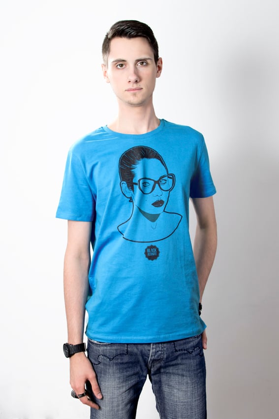 Image of La Brune - Tee-shirt col rond homme