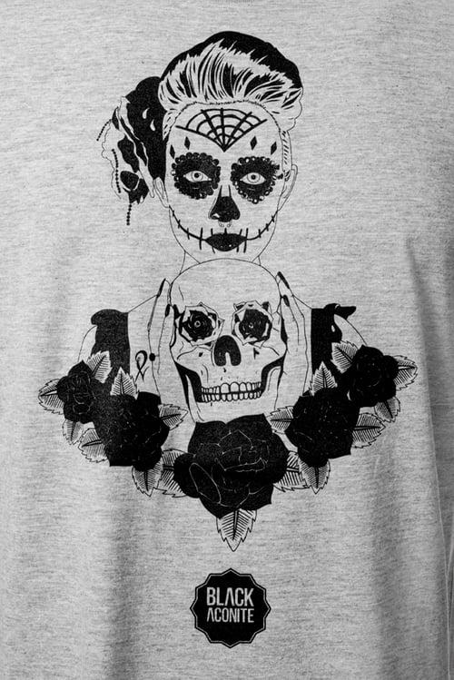Image of La Muerte - Tee-shirt col rond homme