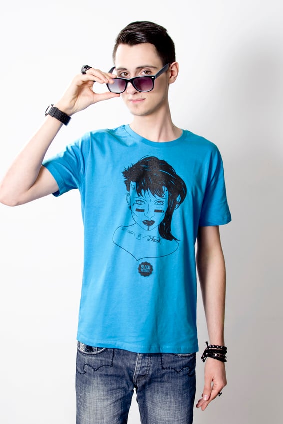 Image of Punk - Tee-shirt col rond homme