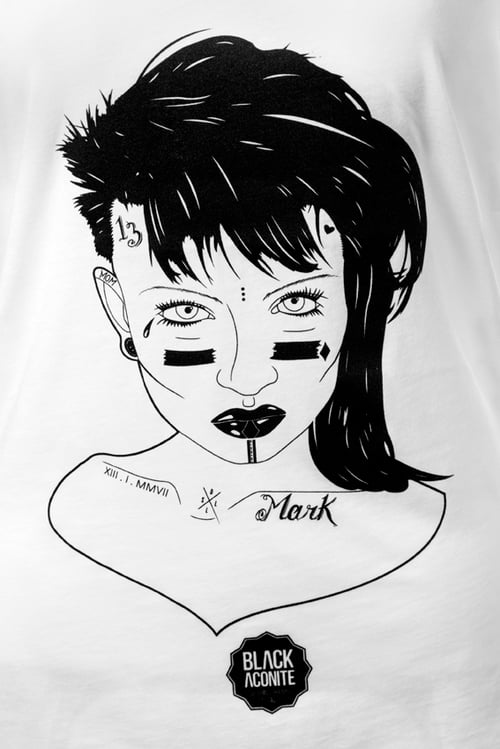 Image of Punk - Tee-shirt col rond femme