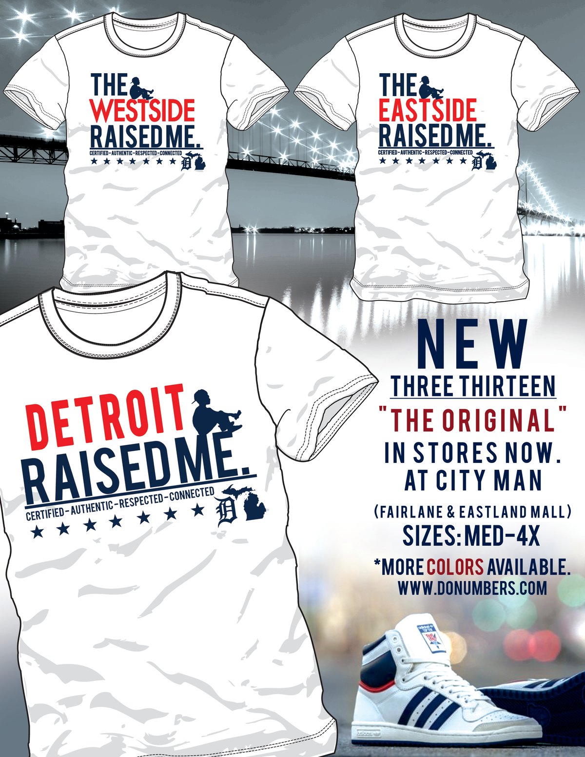 Image of DETROIT RAISED ME TEE