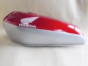 Image of Cafe Racer Honda CG125 Fuel Tank/ Gas Tank - 2 Tone