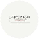 Vinyl Wall Decal Sticker And They Lived Happily Ever After