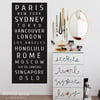 Vinyl Wall Decal Sticker Subway Bus Roll Famous City Destination