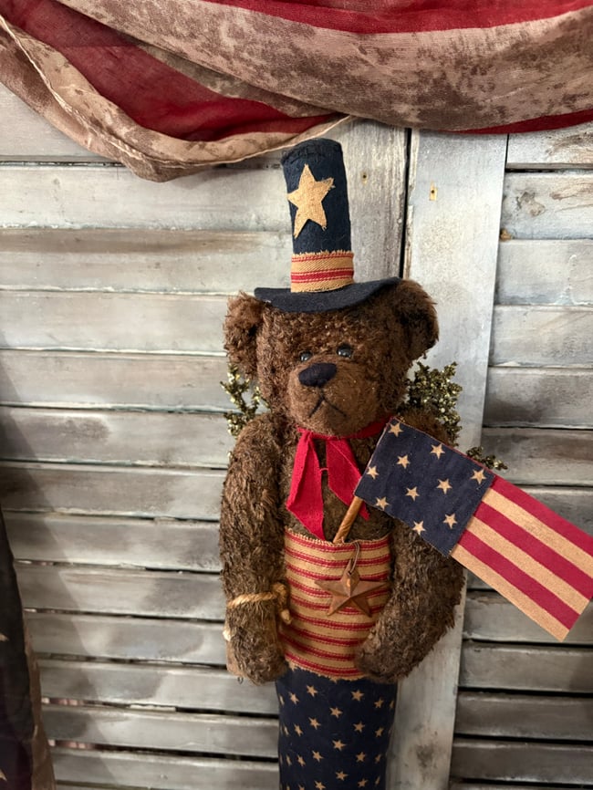 #8- Olde Glory Stocking Bear