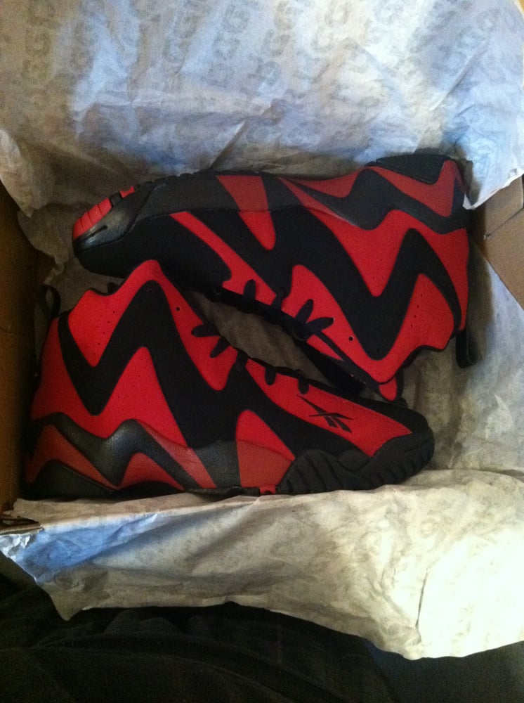 Image of Reebok Kamikaze II Red/Black Deadstock Size 12 