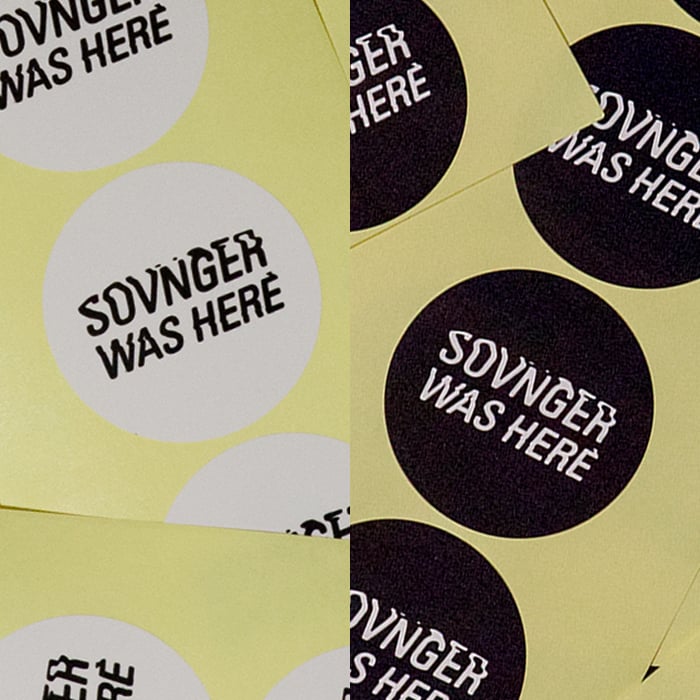 Image of STICKERS - SOVNGER WAS HERE SÉRIE #2