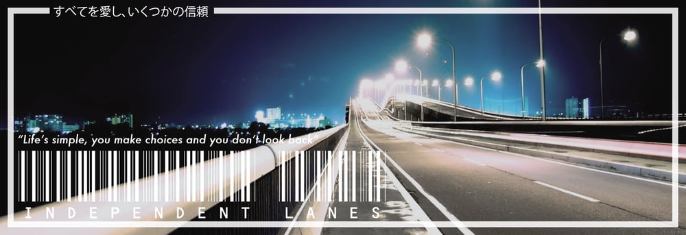 Image of Independent Lanes Box Sticker