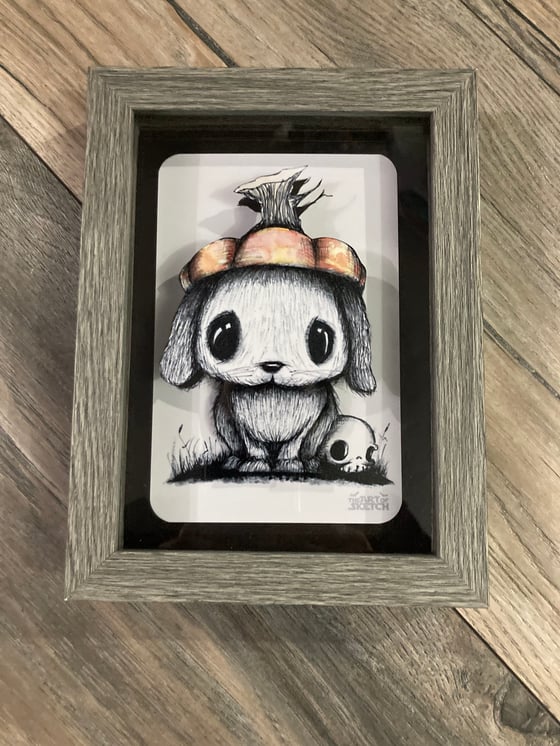 Image of “Little Lop” shadow box