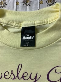 Image 2 of 90's Anvil canary yellow Small Leslie Gore